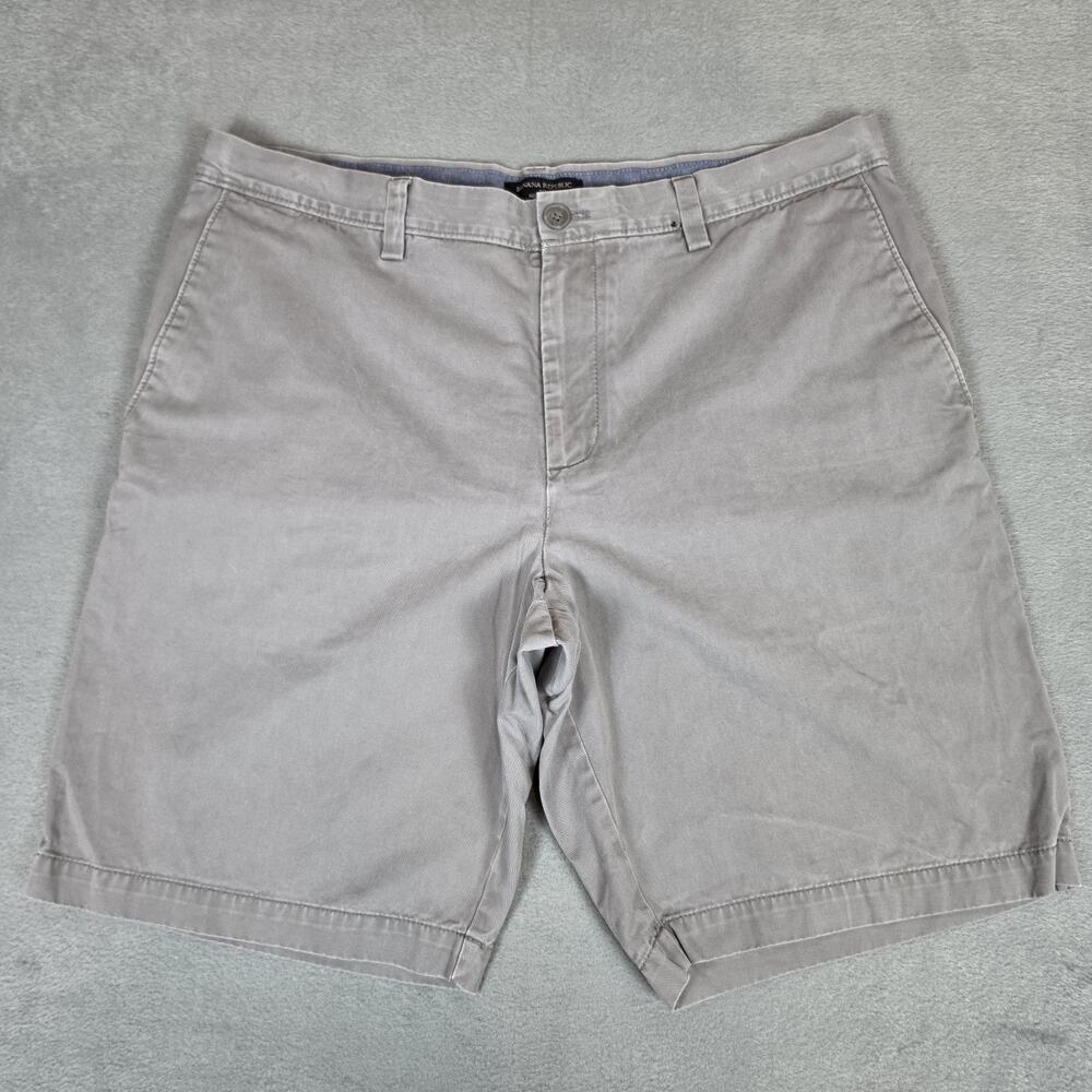 Banana Republic Aiden Shorts Men's Size 35 Gray Chino Casual Flat Front Cotton